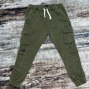 NEW ZARA Utility Cargo Slim Fit Jogger Sweat Pants